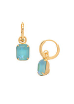 Summer Blue Delite Octavia Huggie Hoop Earrings