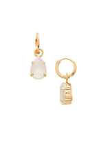 Perfect Pear Huggie Hoop Earrings