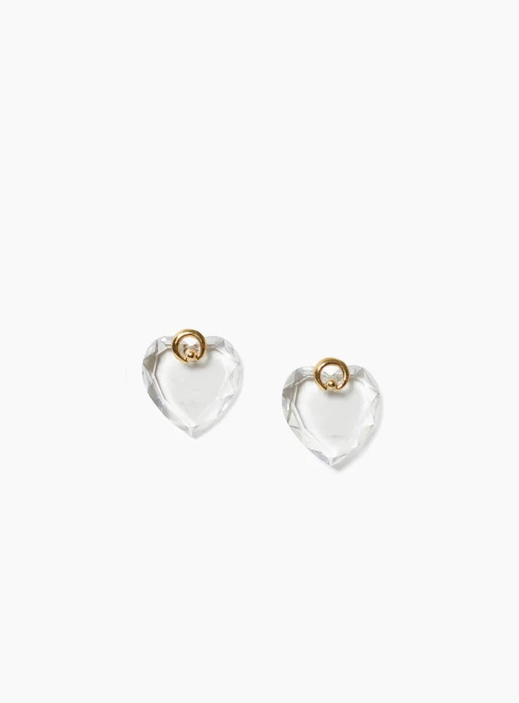 Amour Stud Earrings (Crystal)