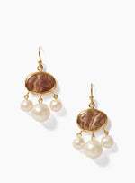 Marseille Drop Earrings Jasper Mix