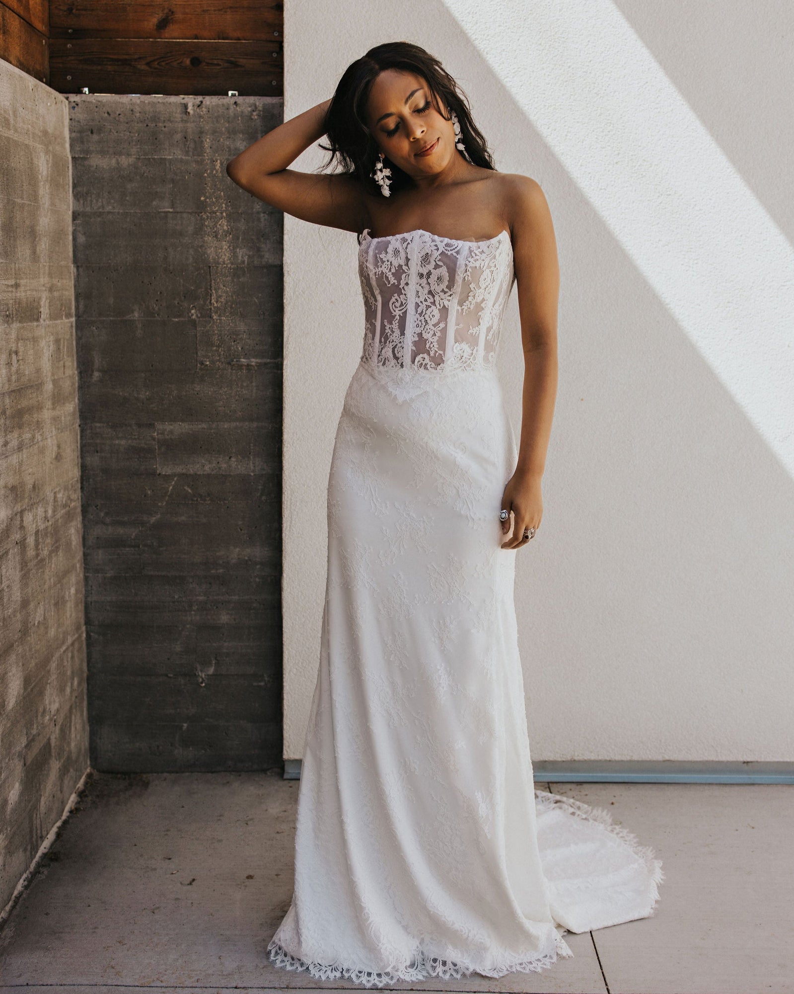 Bobby Lace Corset - Elopement Outfit - Bridal Reception Dress Bobby Lace Corset - Elopement Outfit - Bridal Reception Dress
