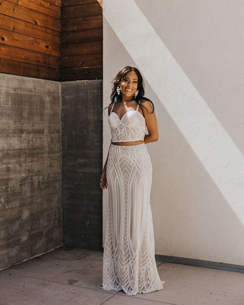 Art Deco Beaded Skirt