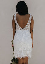 Floral Lace Mini Dress