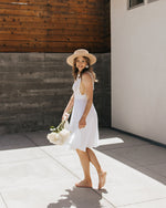 Chiffon and Lace Mini Dress