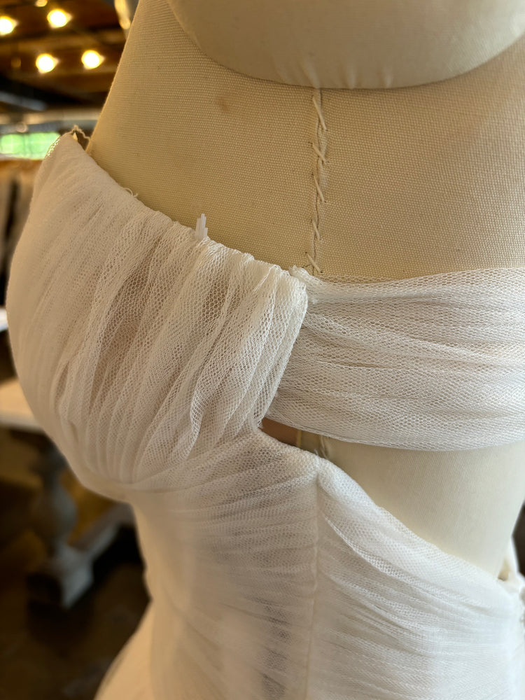 Side Details of Beautiful Wedding Dress