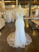 Silhouette Beading & Lace Combo Wedding Dress