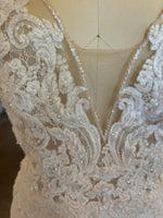 V-Neck Lace & Beading 