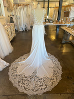 Lace Train Wedding Dress