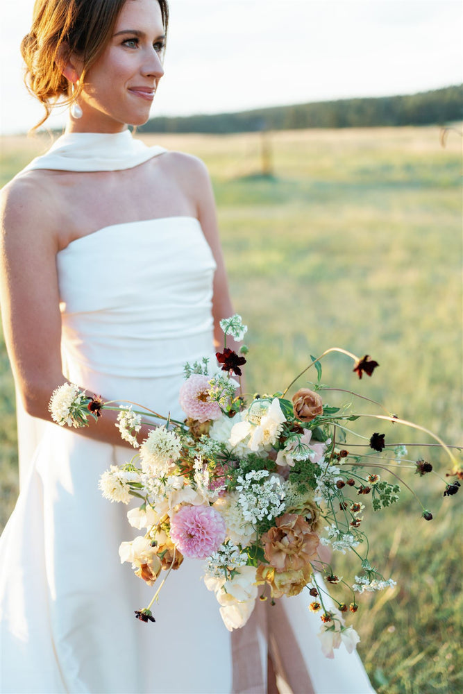 Silky Bridal Neck Scarf