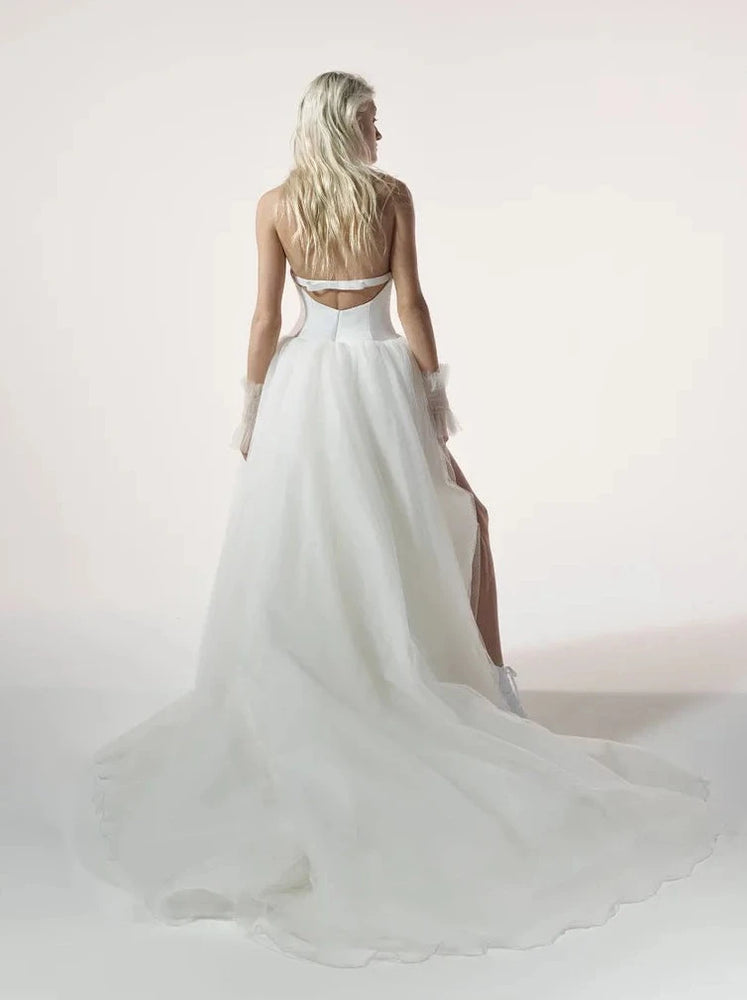 Unique Back Wedding Dress