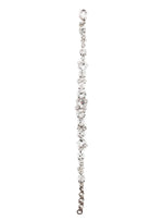 Crystal and Silver Wedding Bracelet