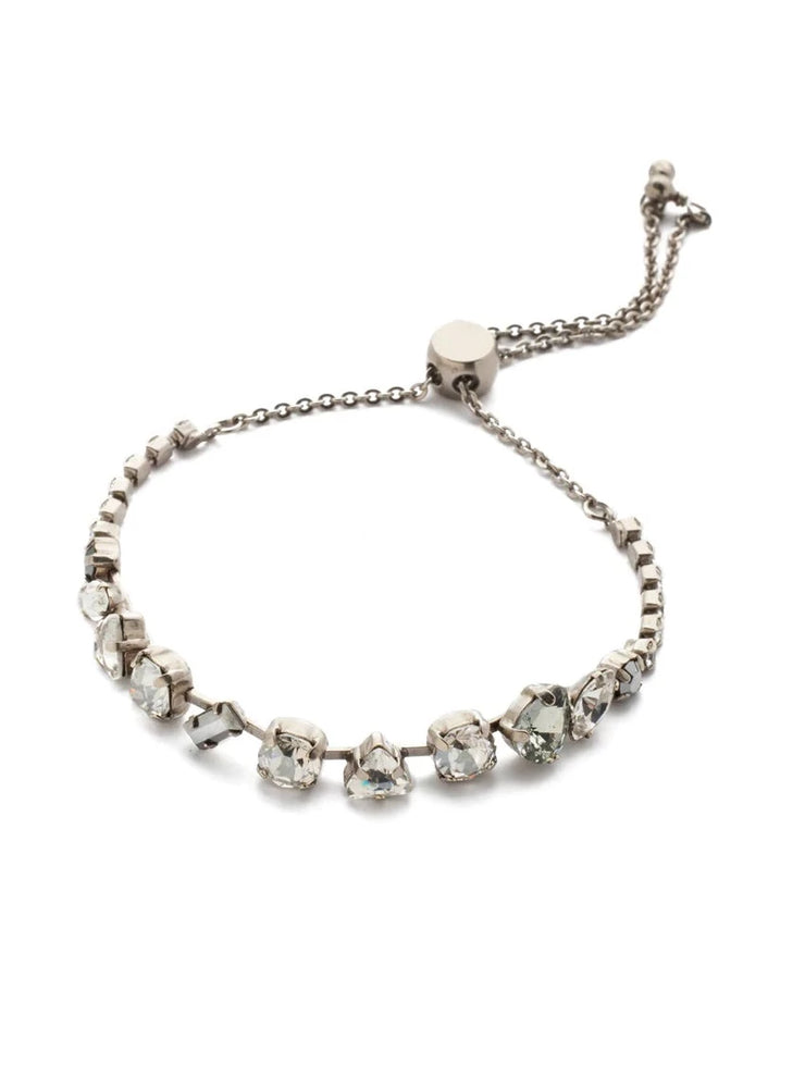Crystal and Sliver Wedding Bracelet