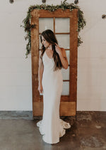 Low Back Silk Bias Cut Dress