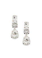 Crystal and Silver Earrings