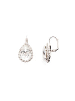 Crystal and Silver Wedding Stud Earrings