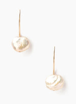 Pearl and Gold Wedding Earrings