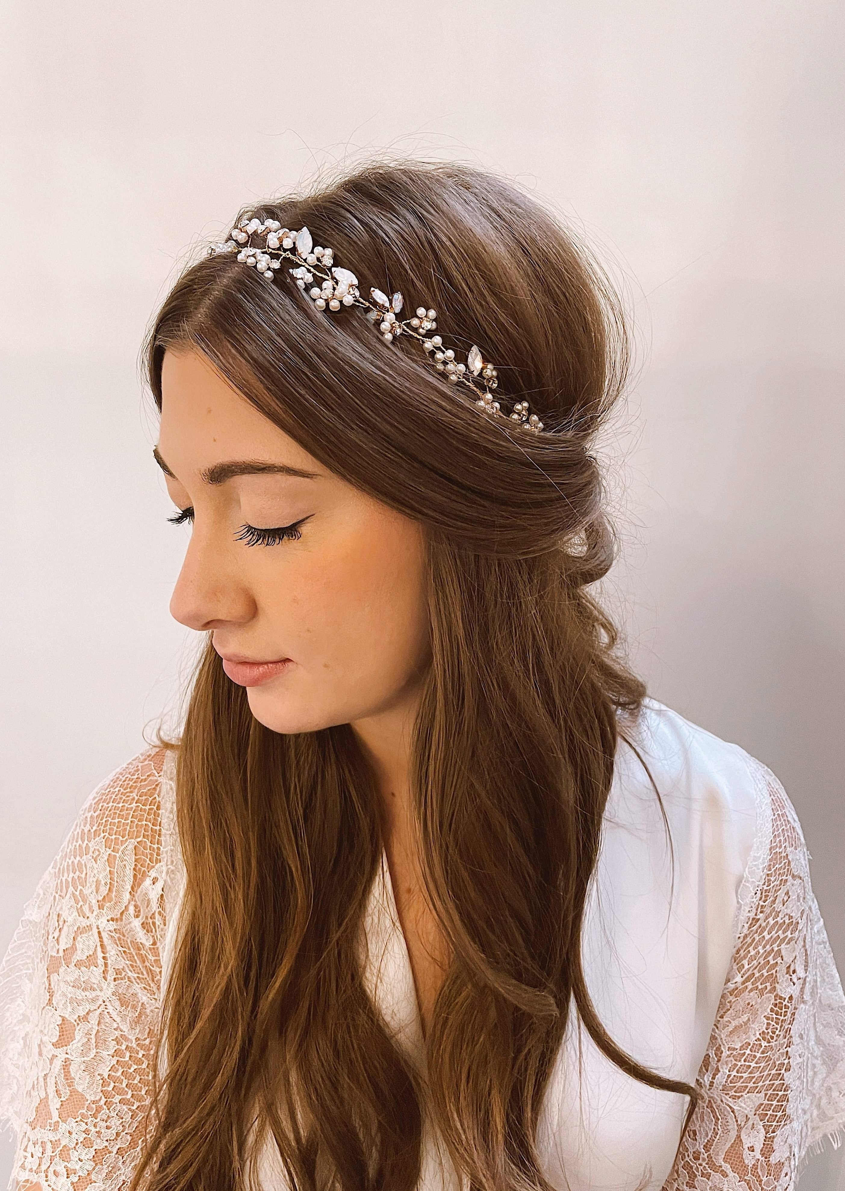 Adelaide Pearl Headpiece