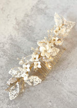 Lace Leaf and Floral Headpiece