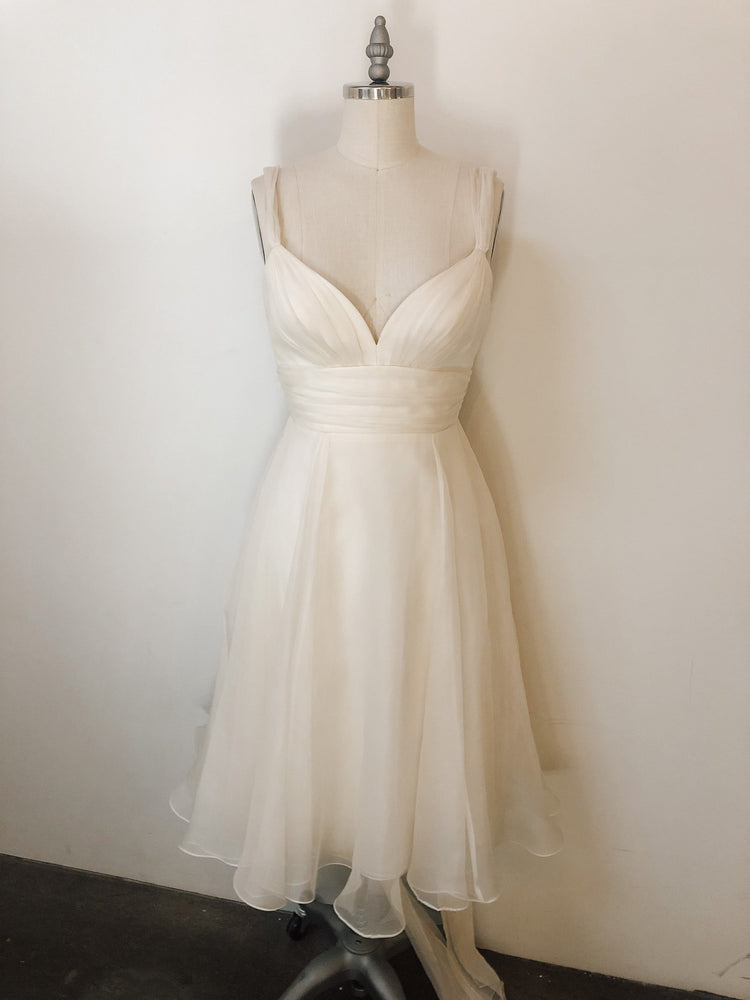 Simple organza midi dress