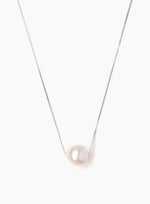 Pearl and Silver Wedding Necklace